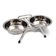pet bowl and stand